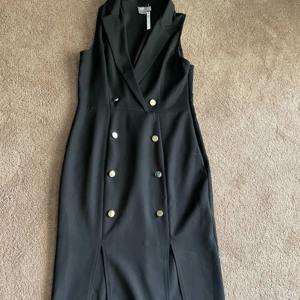 Asos Women’s black dress with splits